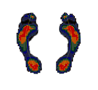 feet heat map